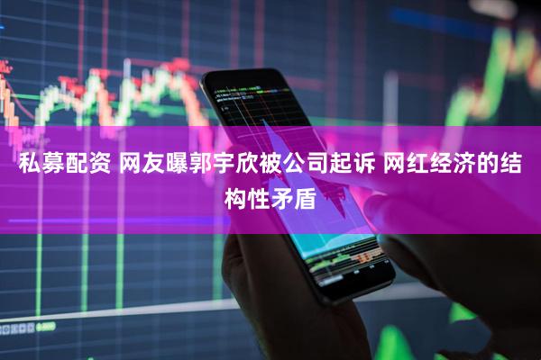 私募配资 网友曝郭宇欣被公司起诉 网红经济的结构性矛盾